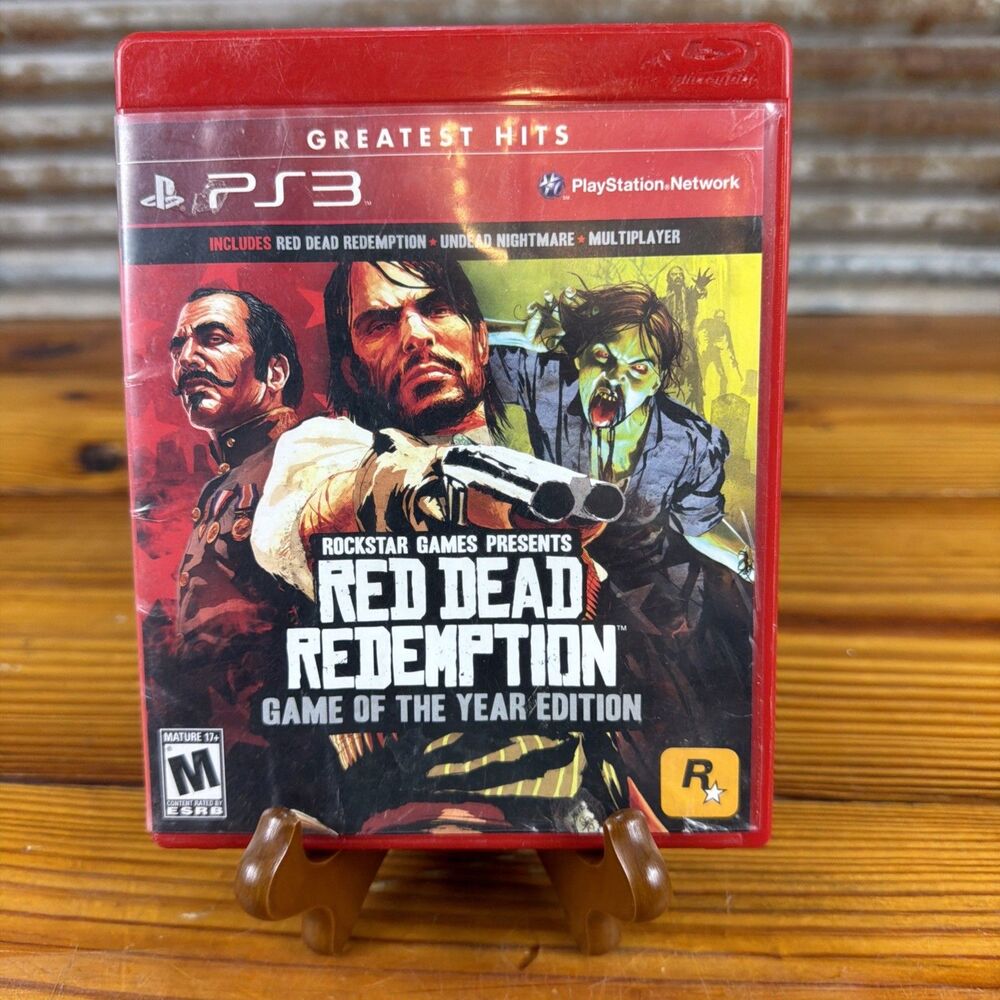 Red Dead Redemption GOTY Edition (Sony PlayStation 3, 2011) PS3 Tested MINTY!!